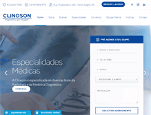 Tablet Screenshot of clinoson.com.br